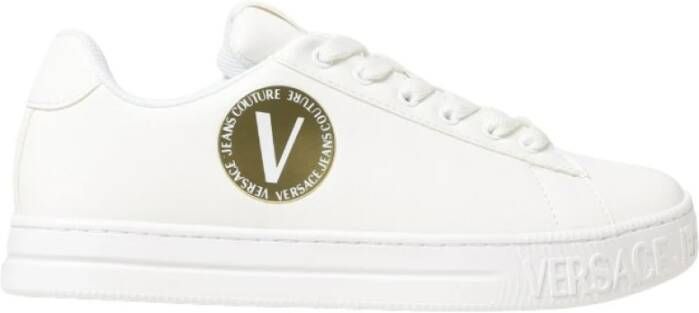 Versace Jeans Couture Witte Sneakers van Versace Jeans White Dames