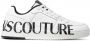 Versace Jeans Couture Witte leren sneakers met zwart contrastlogo White Heren - Thumbnail 2