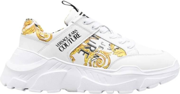 Versace Jeans Couture Speedtrack Logo Couture White Sneaker Wit Heren