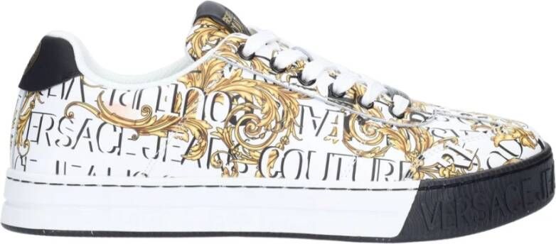 Versace Jeans Couture sneakers with graphic print Wit Heren