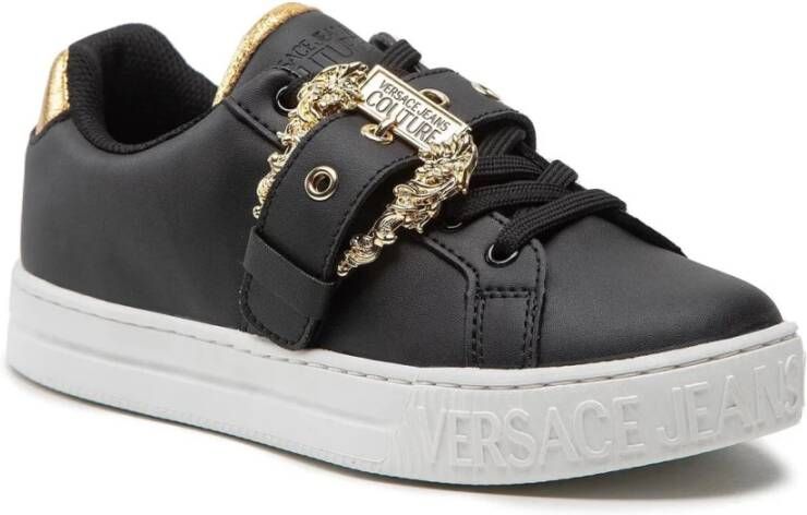 Versace Jeans Couture Women Shoes Sneakers 73Va3Skl Zp013 899 Black Zwart Dames - Foto 15