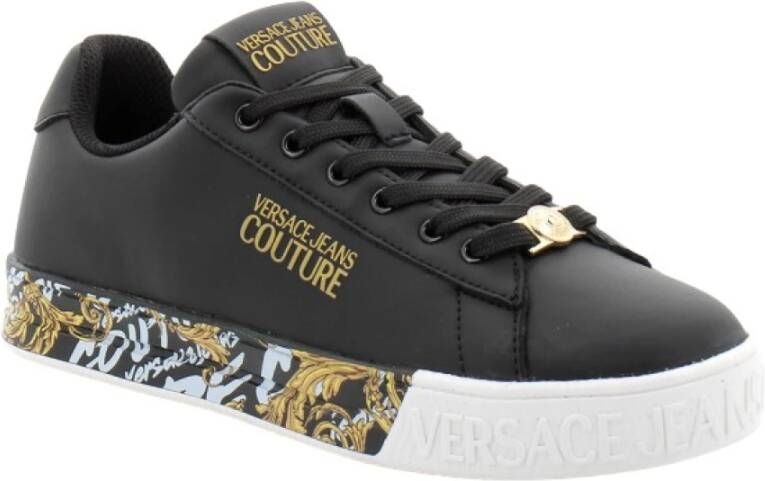 Versace Jeans Couture Women Shoes Sneakers 73Va3Skl Zp013 899 Black Zwart Dames - Foto 12
