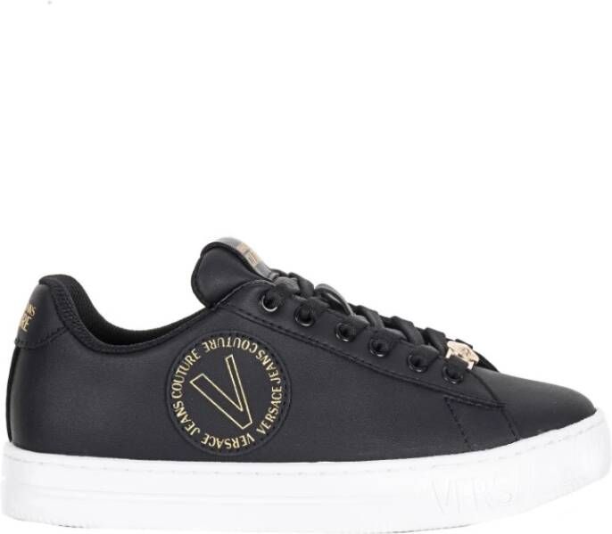 Versace Jeans Couture Stijlvolle zwarte sneakers voor dames Black Dames