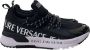 Versace Jeans Couture Zwarte Logo Sneakers voor Heren Black Heren - Thumbnail 1