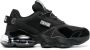 Versace Jeans Couture Zwarte Sneakers met Contrasterende Logo Patches Black Heren - Thumbnail 1