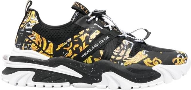 Versace Jeans Couture Heren Sneakers: Verrijk je Schoenencollectie Black Heren