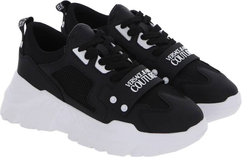 Versace Jeans Fondo Speedtrack Lage sneakers Leren Sneaker Heren Wit - Foto 3