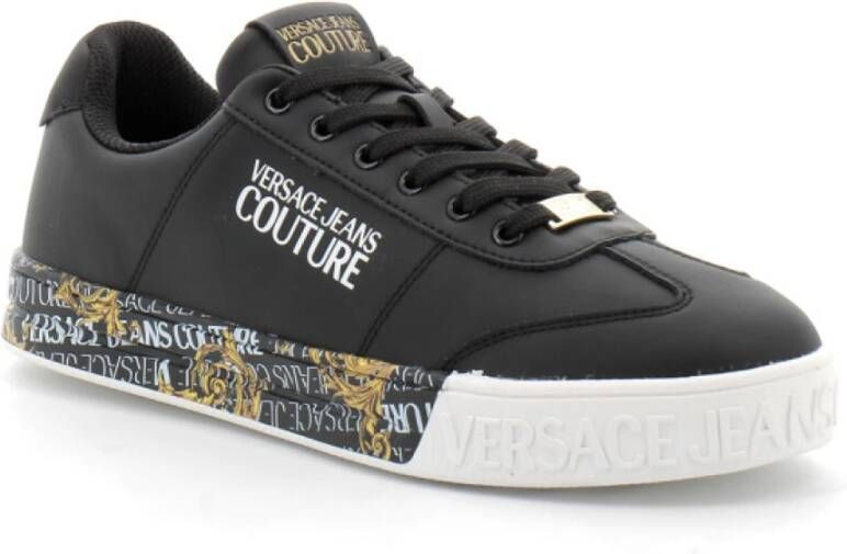 Versace Jeans Couture Women Shoes Sneakers 73Va3Skl Zp013 899 Black Zwart Dames - Foto 11