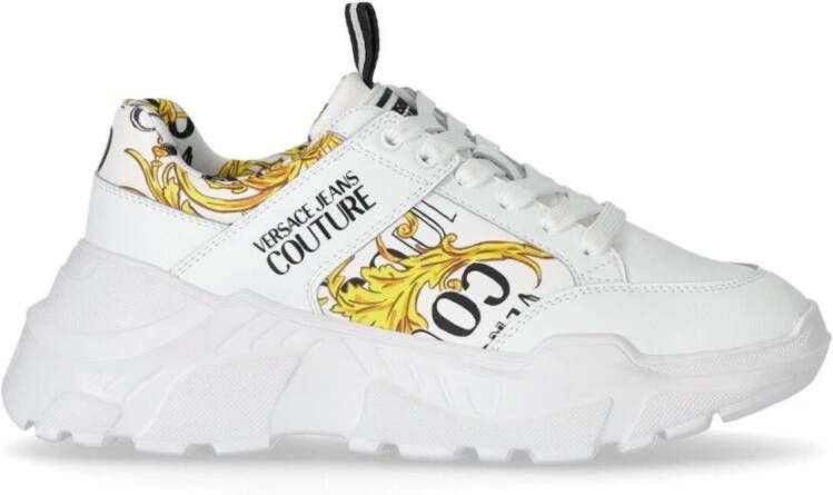 Versace Jeans Couture Speedtrack Logo Couture White Sneaker Wit Heren