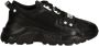 Versace Jeans Couture Speedtrack Zwarte Leren Mesh Sneakers Black Heren - Thumbnail 25