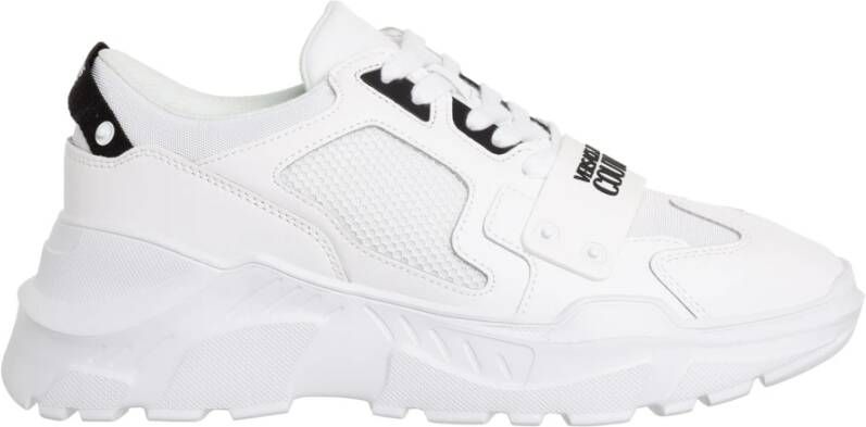 Versace Jeans Couture Heren Sneakers 74Ya3Sc4 Zp253 003 Blanc White Heren - Foto 4