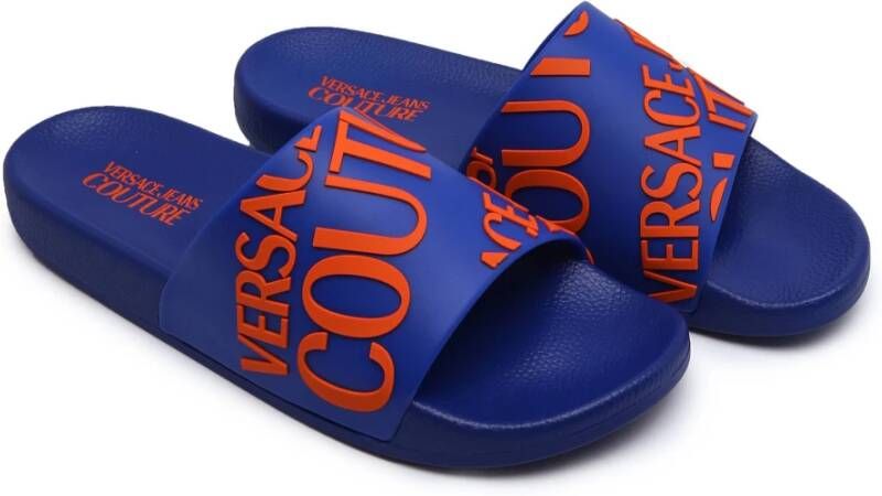 Versace Jeans Couture Stijlvolle Slippers voor Dagelijks Comfort