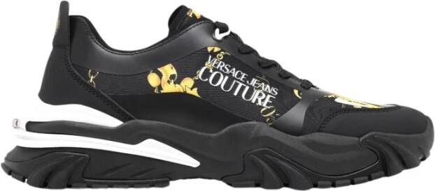 Versace Jeans Couture Stijlvolle Sneakers voor Mannen Black Heren