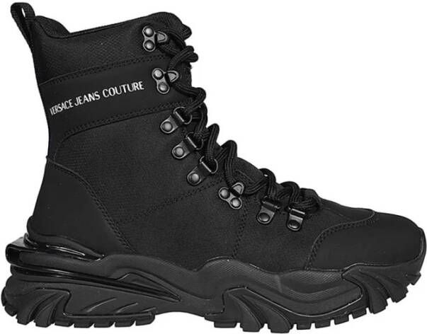 Versace Jeans Couture Stijlvolle Veterschoenen met Ronde Neus