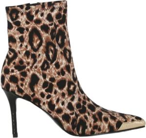 Versace Jeans Couture Stoffen laarzen met 3 hak Meerkleurig Dames