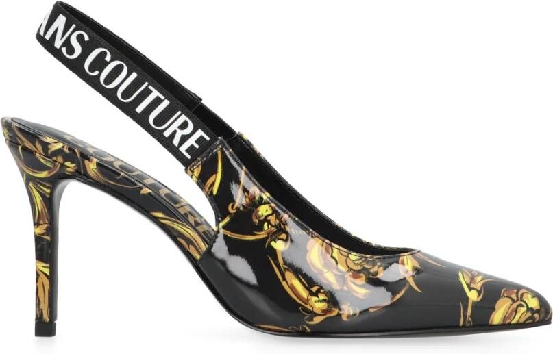 Versace Jeans Couture Vegan Leren Puntige Neus Pumps