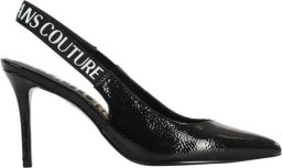 Versace Jeans Couture Verhoogde hakken muiltjes voor vrouwen Black Dames