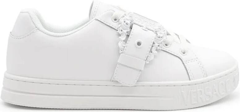 Versace Jeans Couture Witte Court Schoenen voor Vrouwen White Dames