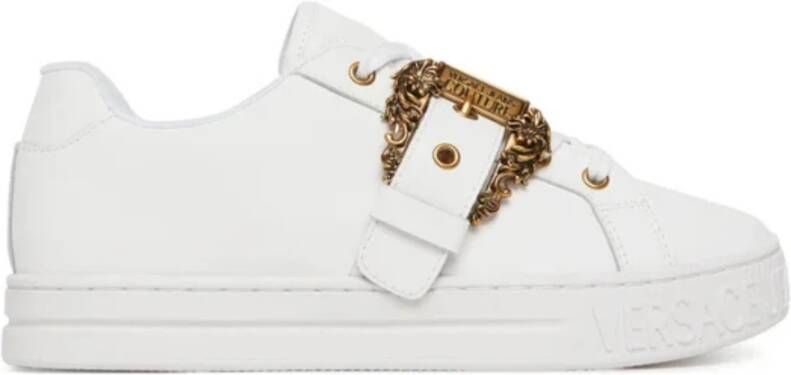 Versace Jeans Couture Witte Court Sneakers 88 SK9 Stijl