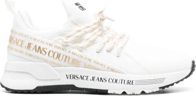 Versace Jeans Couture Gebreide Schoenen Stijlvol en Comfortabel White Dames