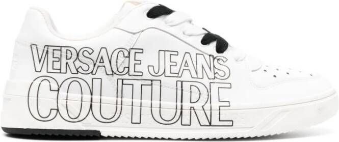 Versace Jeans Couture Stijlvolle Sneakers voor Heren White Heren