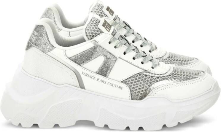 Versace Jeans Couture Witte Sneakers voor een stijlvolle look