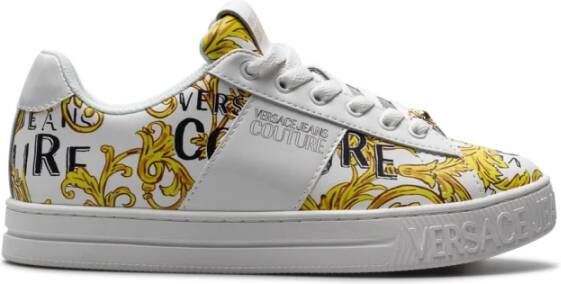 Versace Jeans Couture Women Shoes Sneakers 74Va3Ska Zp238 G03 White Wit Dames
