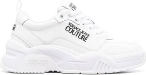 Versace Jeans Couture Women Shoes Sneakers White Ss23 Wit Dames