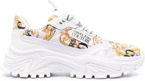 Versace Jeans Couture Women Shoes Sneakers White Ss23 Wit Dames