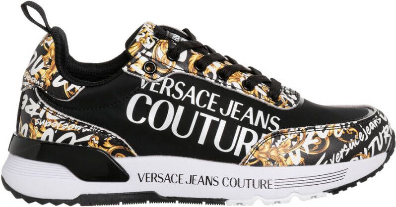 Versace Jeans Couture Women Shoes Sneakers 73Va3Skl Zp013 899 Black Zwart Dames - Foto 19