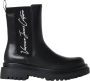 Versace Jeans Couture Zwarte Chelsea Boots met Zijlogo - Thumbnail 1