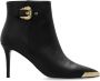 Versace Jeans Couture Zwarte Enkellaarsjes voor Vrouwen Black Dames - Thumbnail 12