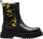 Versace Jeans Couture Zwarte enkellaarzen voor vrouwen Black Dames - Thumbnail 2