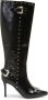 Versace Jeans Couture Zwarte enkellaarzen voor vrouwen Black Dames - Thumbnail 3