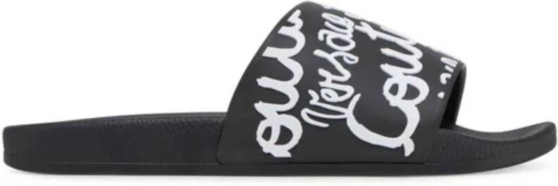 Versace Jeans Couture Slippers & Mules Fondo Shelly Dis. Sq1 in wit - Foto 4