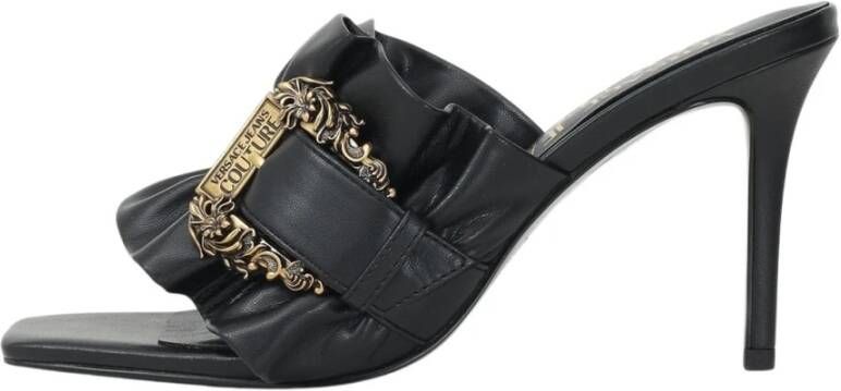 Versace Jeans Couture Sandalen met hak Fondo Emily Dis. S70 in zwart