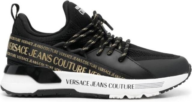 Versace Jeans Couture Zwarte Sneakers CV Zwart Dames