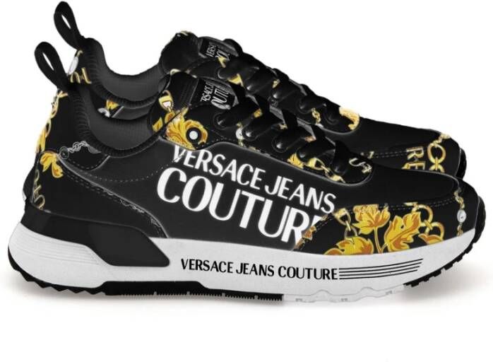 Versace Jeans Couture Dynamic Chain Couture Sneakers Zwart Dames - Foto 2