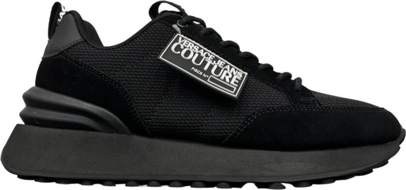 Versace Jeans Couture Zwarte Sneakers van Zwart Heren
