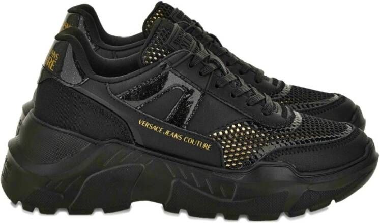 Versace Jeans Couture Zwarte Sneakers voor een stijlvolle look - Foto 3