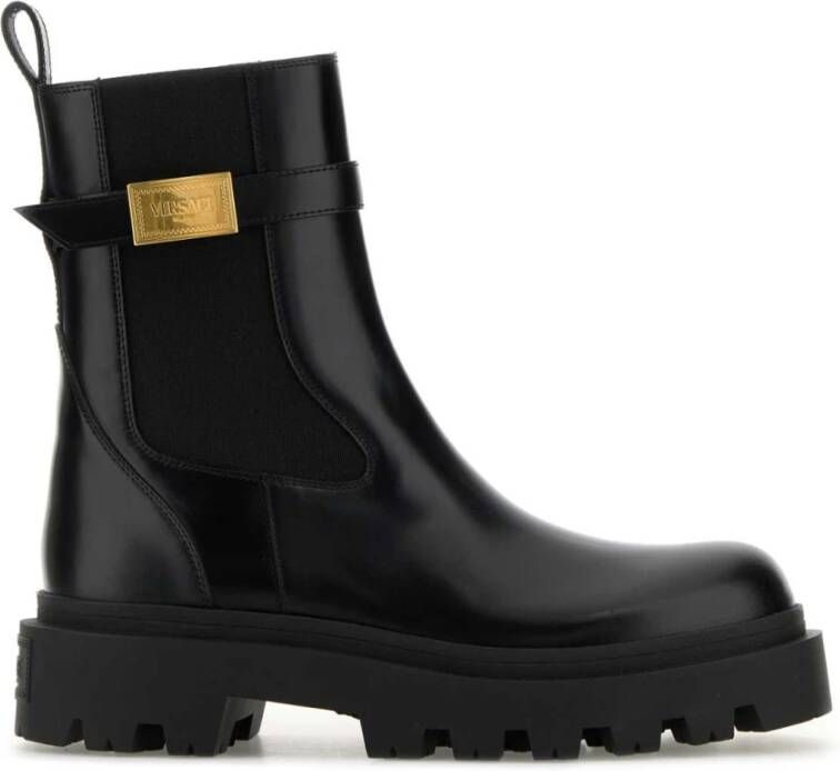 Versace Kalfsleren Booties