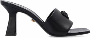 Versace 1000825Dna321B090 Leather Sandals Zwart Dames