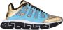 Versace Lage sneakers met contrasterende inzetstukken Multicolor Heren - Thumbnail 1