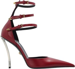 Versace Leather pumps Rood Dames
