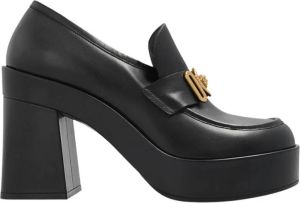 Versace Leather pumps Zwart Dames