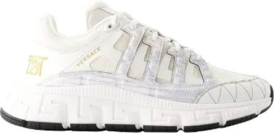 Versace Leather sneakers White Dames