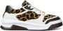 Versace Leopard Print Panelled Sneakers Multicolor Heren - Thumbnail 1