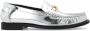 Versace Grijze Leren Instaploafers - Thumbnail 1