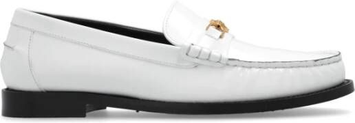 Versace Leren loafers White Dames