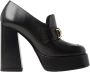 Versace Medusa Vierkanteeus Leren Pumps Black Dames - Thumbnail 6